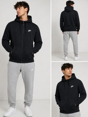 Nike Black Full Zip Hoodie — Size S (Men’s)